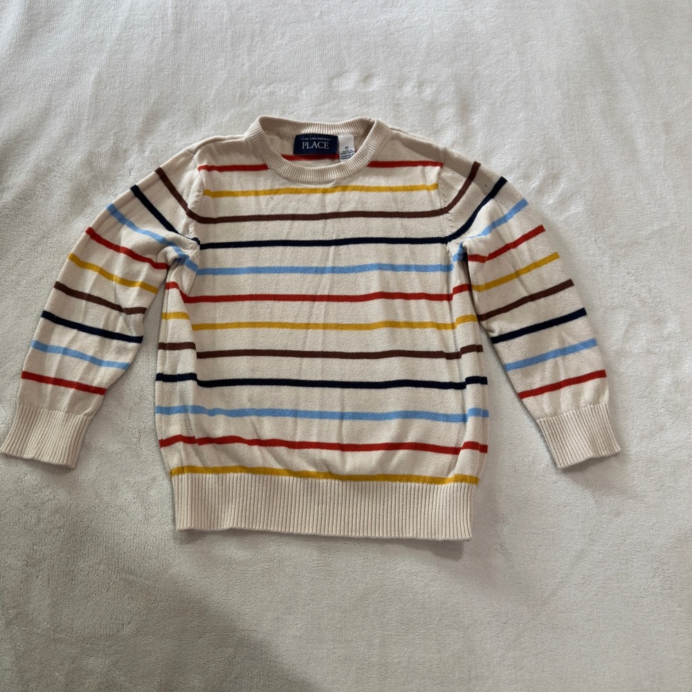 The Children’s Place - Baby And Toddler Boys Striped Sweater - Brown